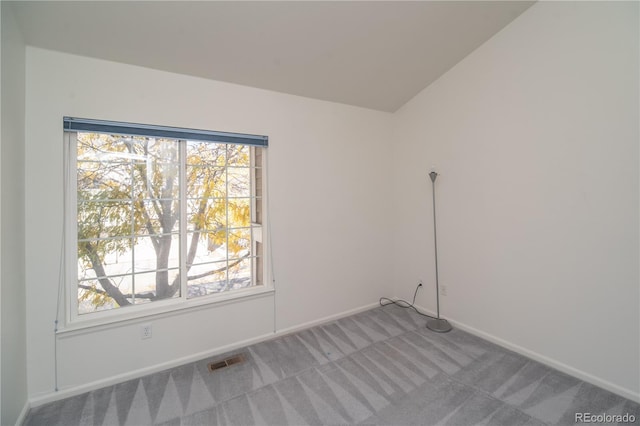 clothes washing area with carpet floors and a healthy amount of sunlight