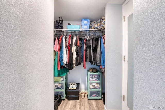 5300 E Cherry Creek S Drive 804, Denver, CO 80246 - spacious closet featuring wood finished floors