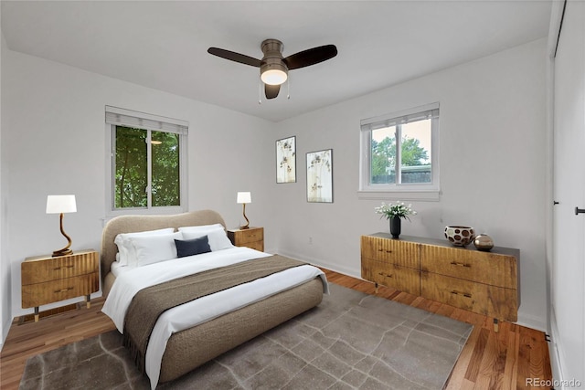 6765 W 33rd Ave, Wheat Ridge, CO 80033 - bedroom featuring wood finished floors and ceiling fan