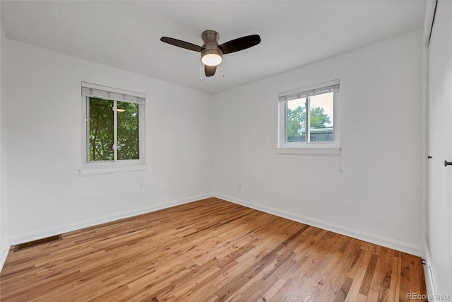 6765 W 33rd Ave, Wheat Ridge, CO 80033 - unfurnished room featuring light wood-style flooring and a ceiling fan