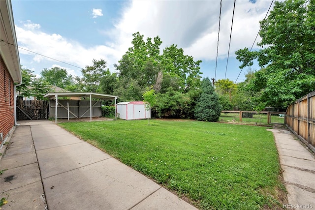 6765 W 33rd Ave, Wheat Ridge, CO 80033 - fenced backyard with a shed and view of scattered trees