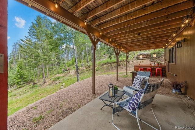 32462 Lodgepole Dr, Evergreen, CO 80439 - view of patio / terrace