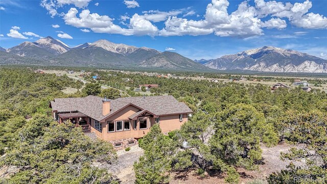 12850 County Road 261k, Nathrop, CO 81236 - view of mountain background