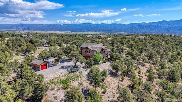 12850 County Road 261k, Nathrop, CO 81236 - view from above of property with a mountainous background