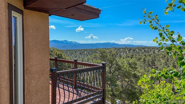 12850 County Road 261k, Nathrop, CO 81236 - view of mountain backdrop with a heavily wooded area