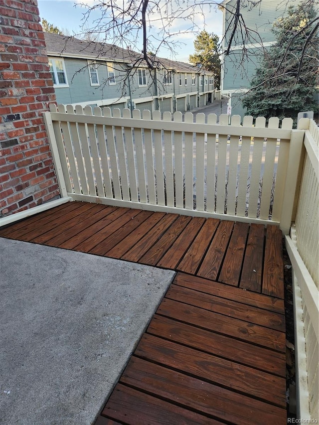 view of deck