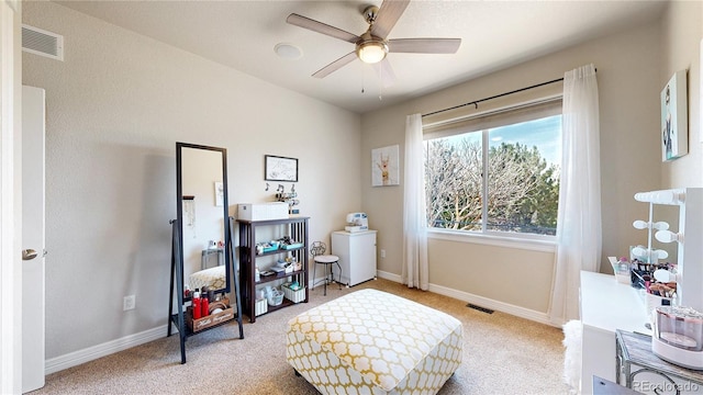1246 Highland Pl, Erie, CO 80516 - carpeted bedroom featuring baseboards and ceiling fan