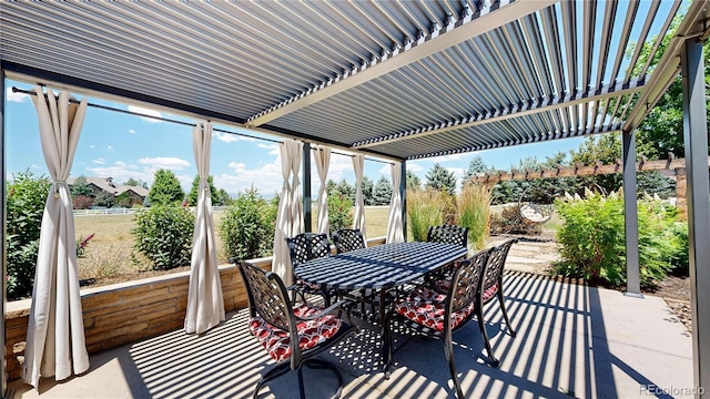 1246 Highland Pl, Erie, CO 80516 - view of patio featuring outdoor dining space