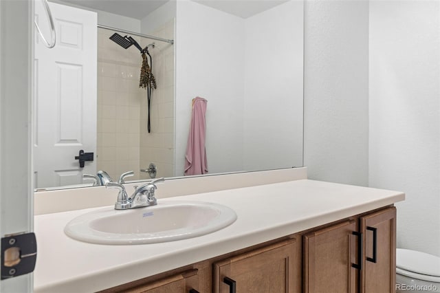 1228 Argali Dr, Severance, CO 80550 - full bathroom with vanity, toilet, and a shower