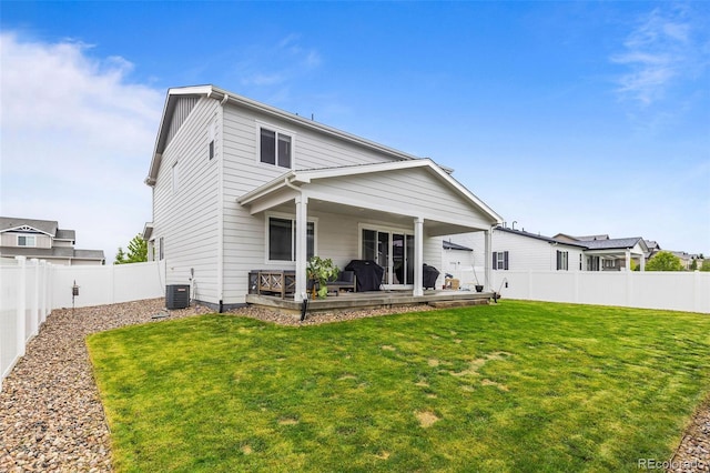 1228 Argali Dr, Severance, CO 80550 - rear view of house featuring cooling unit