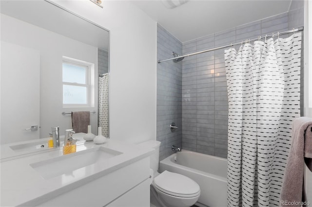 3725 N Franklin St, Denver, CO 80205 - bathroom with vanity, toilet, and shower / bath combo
