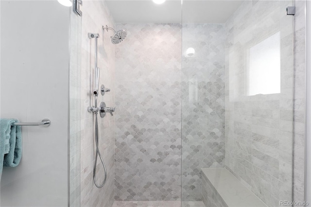 3725 N Franklin St, Denver, CO 80205 - full bath with tiled shower