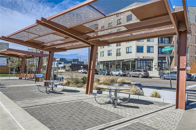3725 N Franklin St, Denver, CO 80205 - view of community with a pergola