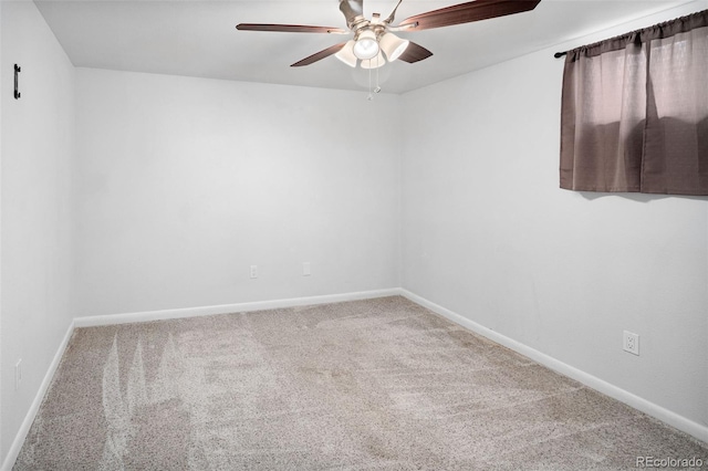 6353 W 78th Ave, Arvada, CO 80003 - carpeted spare room featuring a ceiling fan and baseboards