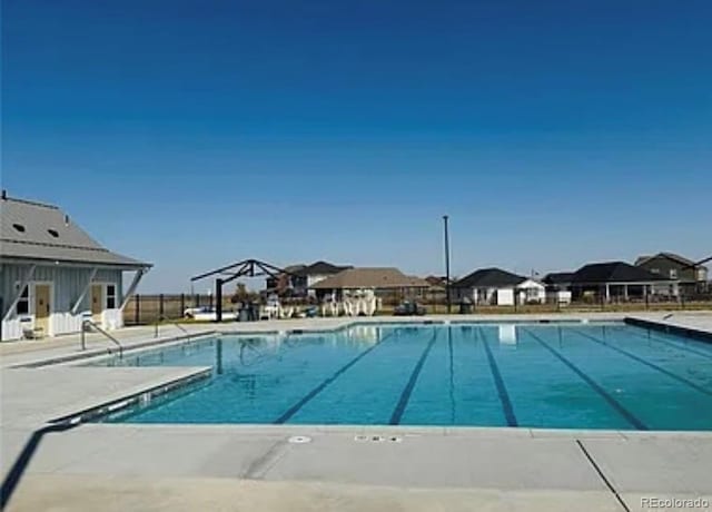 view of pool