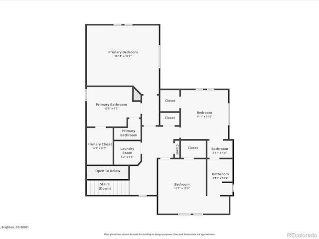 5439 Verbena St, Denver, CO 80238 - home floor plan