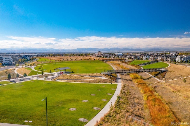 5439 Verbena St, Denver, CO 80238 - drone / aerial view of mountains