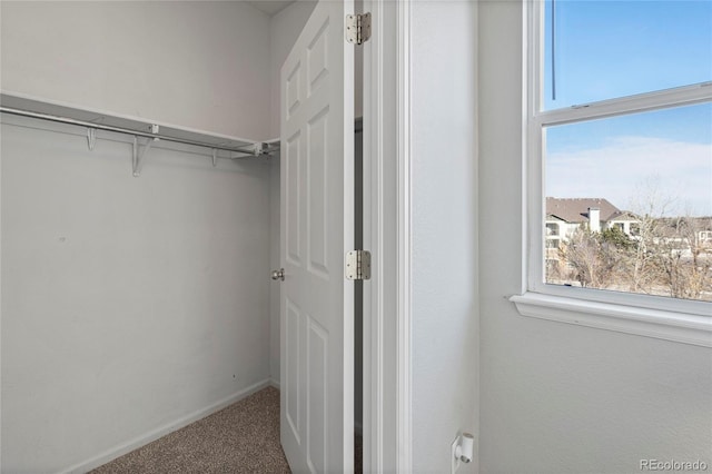 view of closet