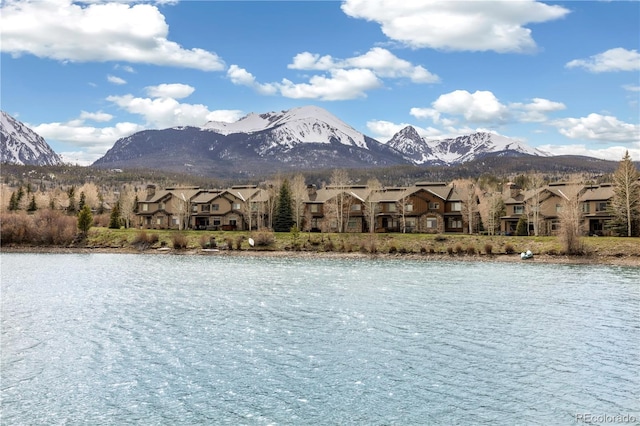 126 Robin Dr Unit 126, Silverthorne, CO 80498 - view of water feature with a mountain view and a residential view