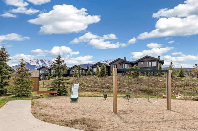 126 Robin Dr Unit 126, Silverthorne, CO 80498 - community jungle gym with a residential view