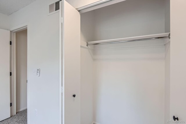 view of closet