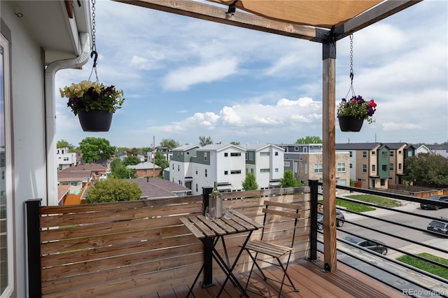 1355 Zenobia St, Denver, CO 80204 - deck with a residential view