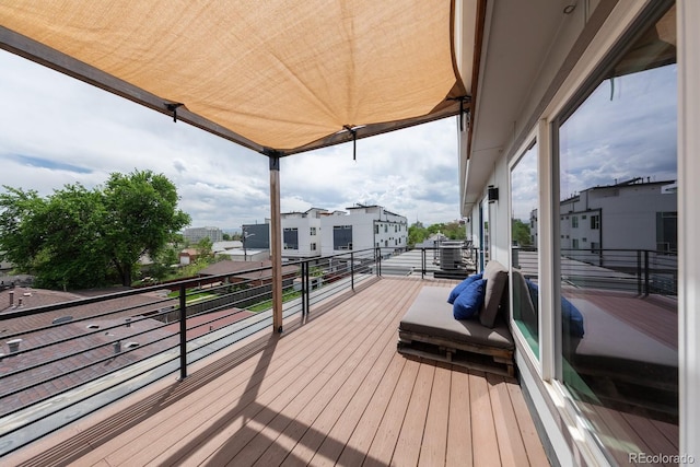 1355 Zenobia St, Denver, CO 80204 - view of wooden terrace