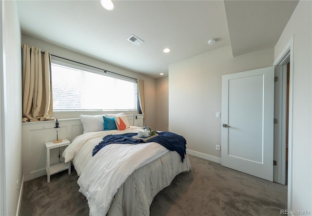 1355 Zenobia St, Denver, CO 80204 - carpeted bedroom with baseboards and recessed lighting