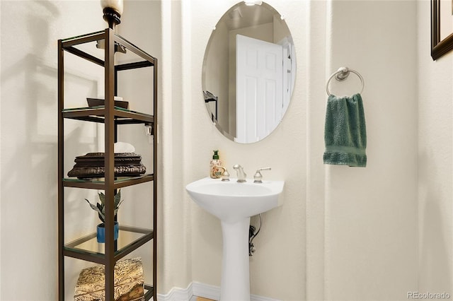 bathroom with a sink
