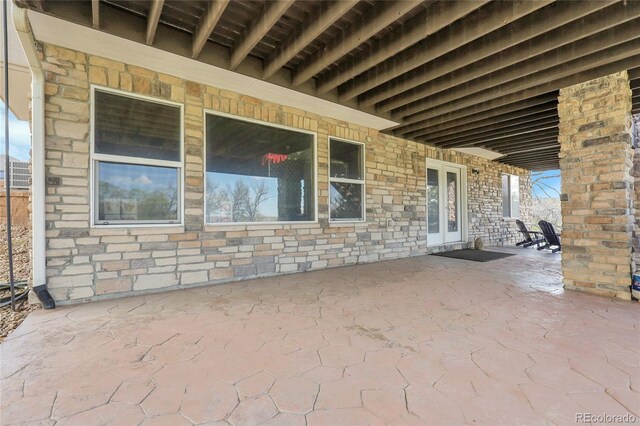 23965 E Kettle Pl, Aurora, CO 80016 - view of patio featuring french doors