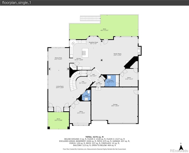 23965 E Kettle Pl, Aurora, CO 80016 - view of floor plan / room layout