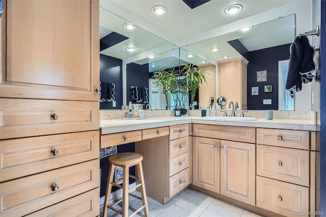 824 S Medea Way, Denver, CO 80209 - bathroom with vanity and recessed lighting