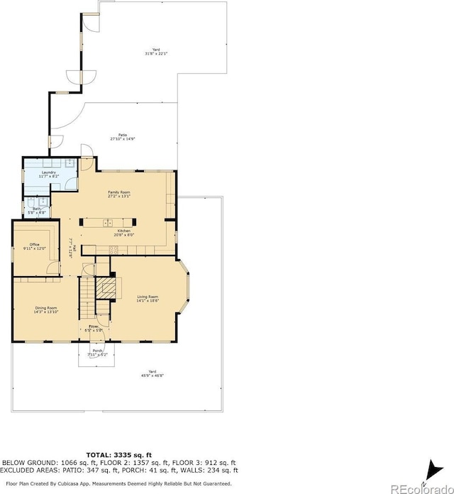 824 S Medea Way, Denver, CO 80209 - floor plan / room layout