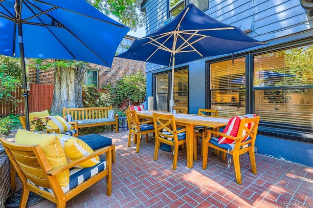 824 S Medea Way, Denver, CO 80209 - view of patio with outdoor dining area