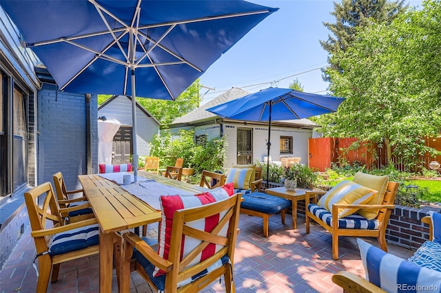 824 S Medea Way, Denver, CO 80209 - view of patio featuring outdoor dining space