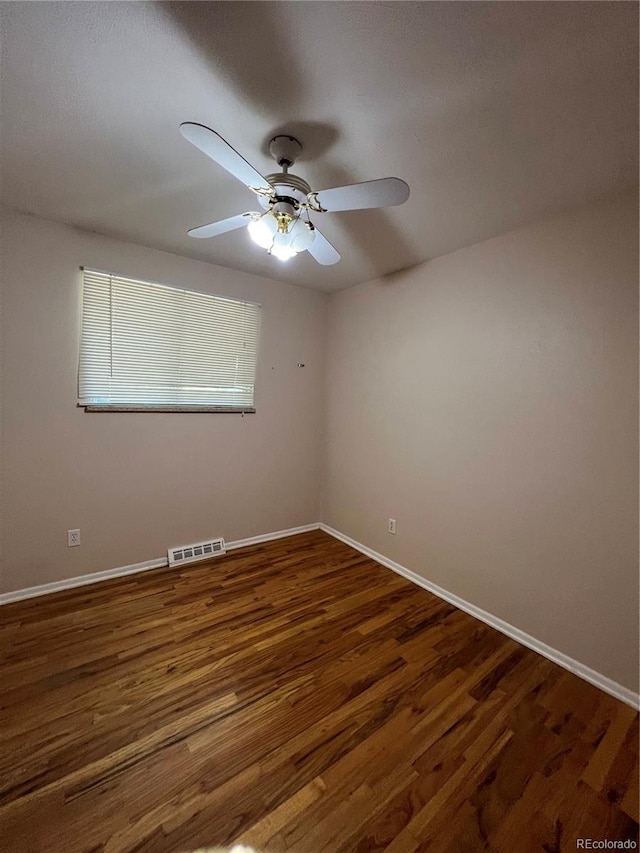 11812 E Alaska Ave, Aurora, CO 80012 - unfurnished room featuring ceiling fan and wood finished floors