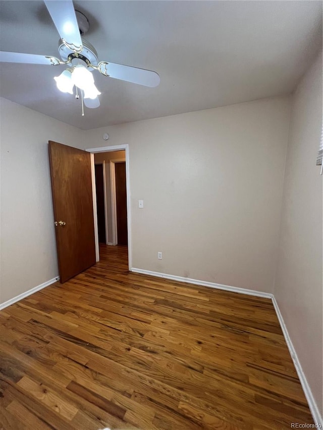 11812 E Alaska Ave, Aurora, CO 80012 - unfurnished room with a ceiling fan and wood finished floors