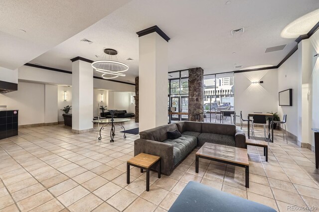 1020 15th St Unit 20F, Denver, CO 80202 - building lobby with visible vents