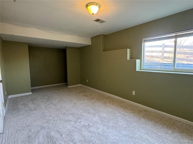 interior space with light carpet