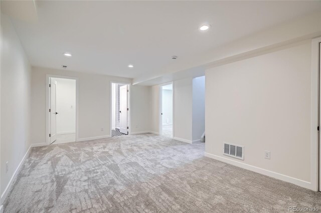 2065 Depew St, Edgewater, CO 80214 - empty room featuring light colored carpet, recessed lighting, and baseboards
