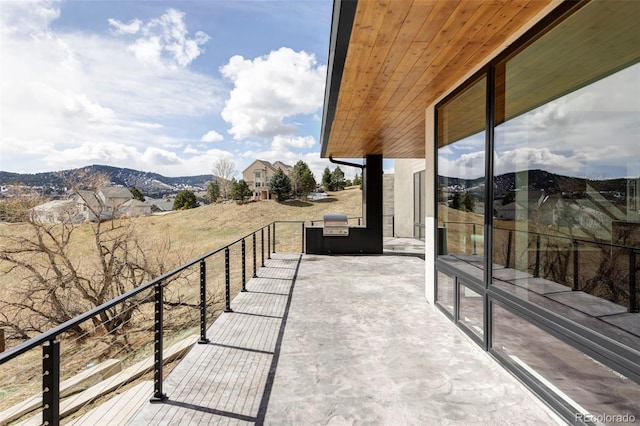 545 Strada Rossa Rd, Golden, CO 80401 - view of patio featuring a mountain view