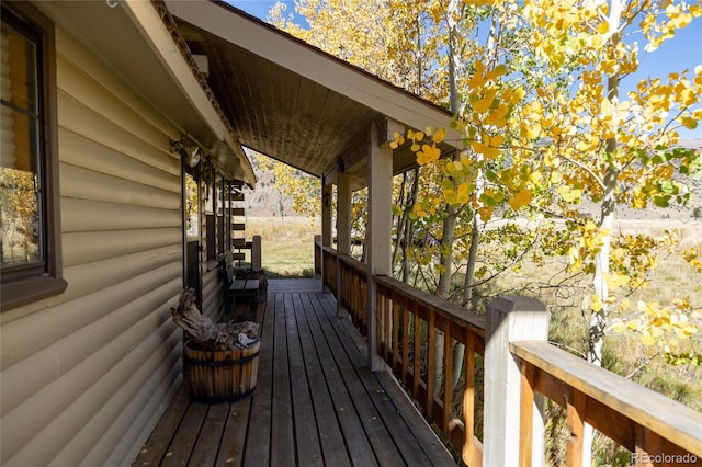 view of deck