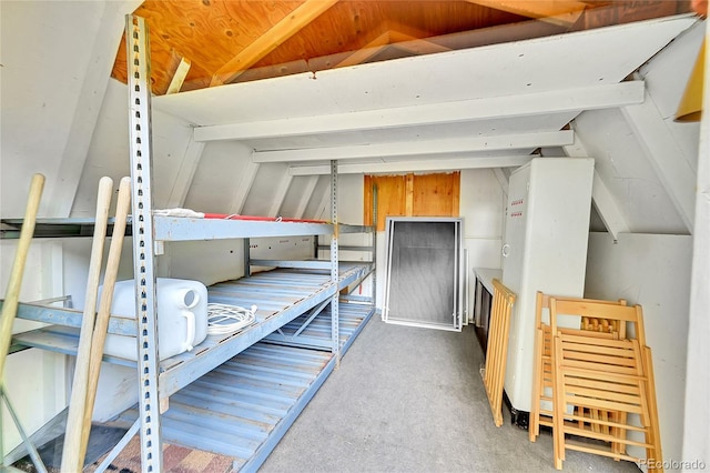 12348 Elizabeth Ct, Thornton, CO 80241 - carpeted bedroom with lofted ceiling