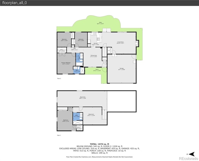 12348 Elizabeth Ct, Thornton, CO 80241 - floor plan / room layout