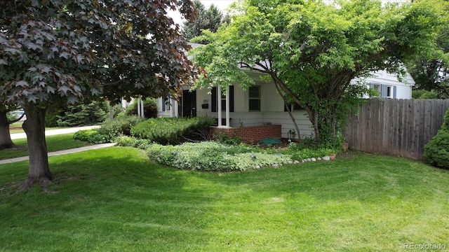 3201 S Albion St, Denver, CO 80222 - view of yard
