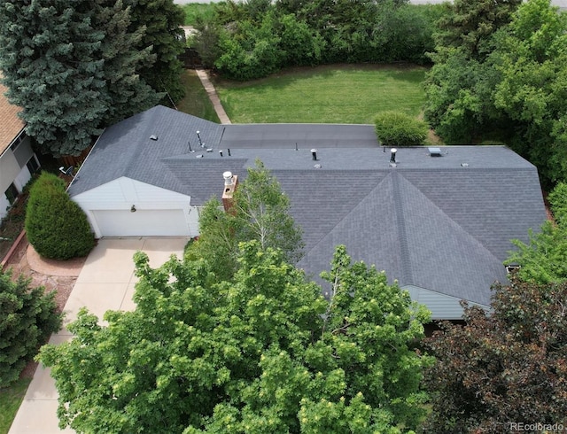 3201 S Albion St, Denver, CO 80222 - view from above of property
