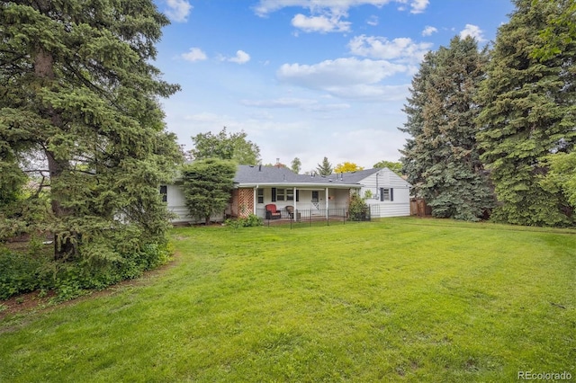 3201 S Albion St, Denver, CO 80222 - view of yard
