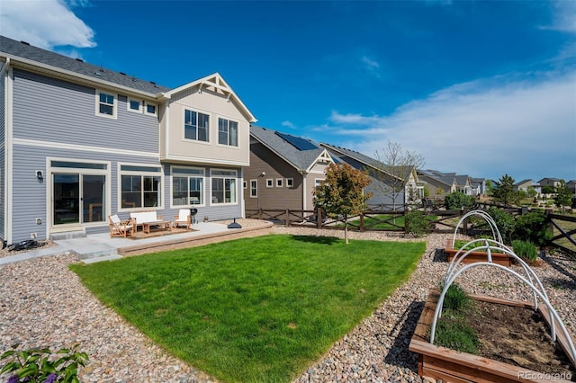 6880 Backcountry Loop, Colorado Springs, CO 80927 - rear view of house featuring a patio and a residential view