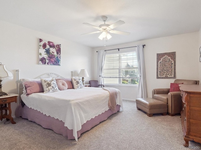 3662 S Perth Cir Unit 104, Aurora, CO 80013 - bedroom featuring carpet and ceiling fan