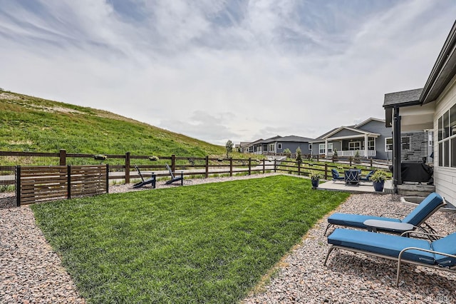 5668 Shadescale Way, Castle Rock, CO 80104 - view of yard featuring a patio area